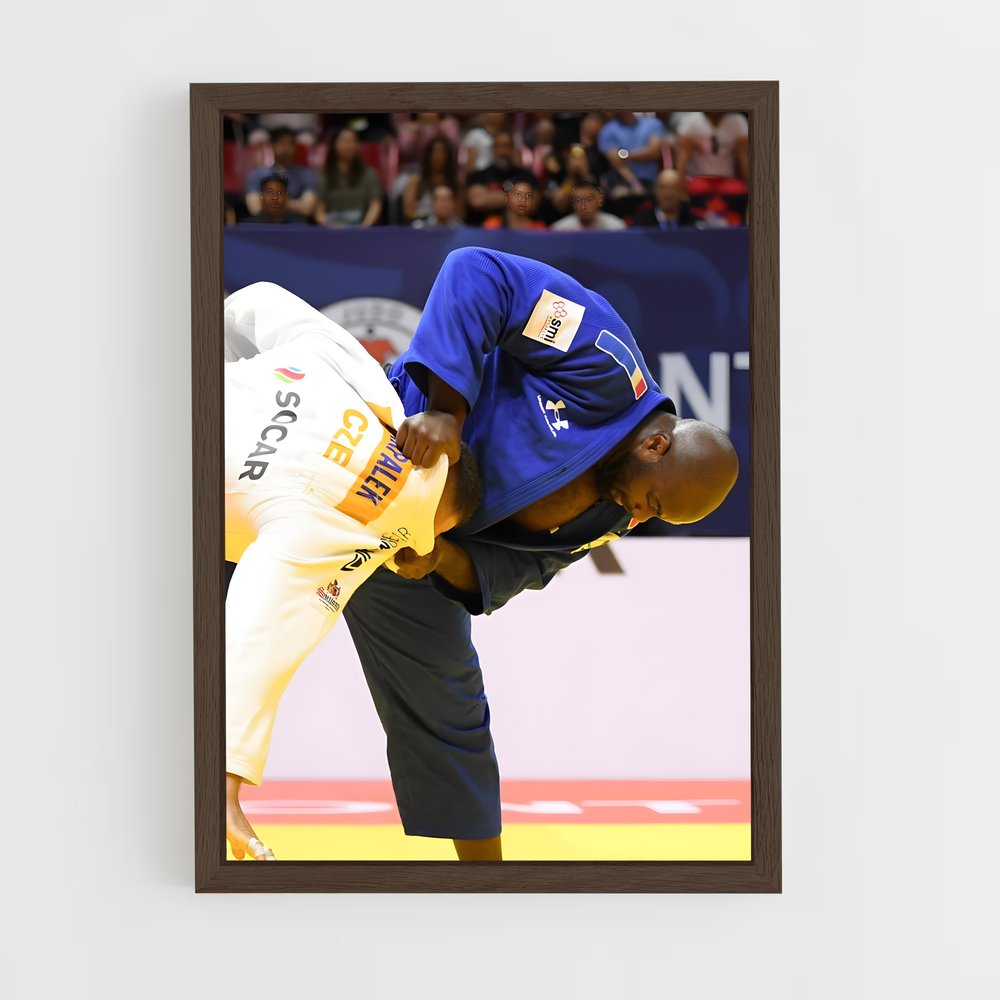 Poster Champion en Bleu – affiche Judo (vue 5)